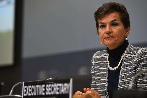 Christiana Figueres, Executive Secretary of the United Nations Framework Convention on Climate Change (UNFCCC), attends the Unit