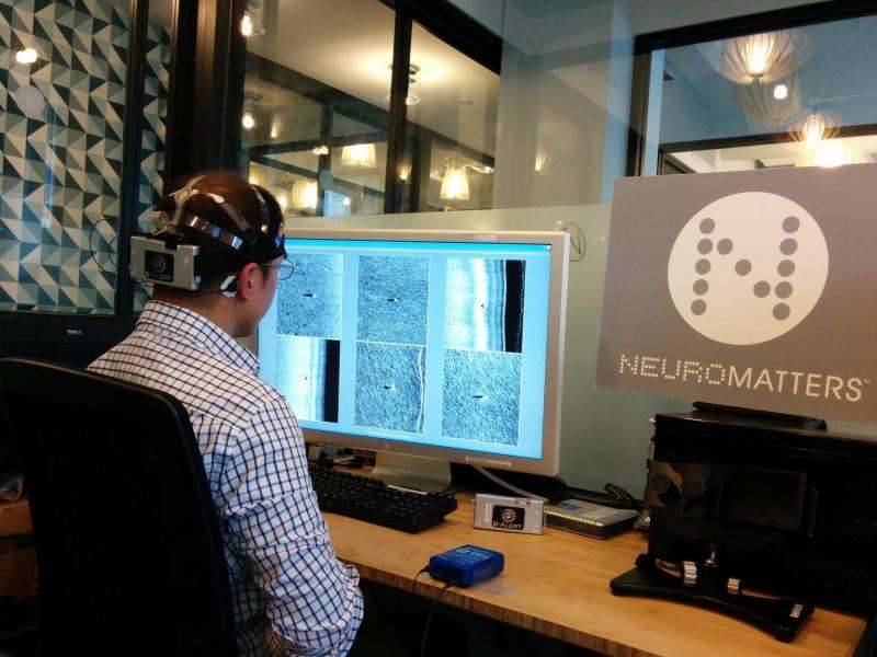 Combining computer vision and brain computer interface for faster mine detection