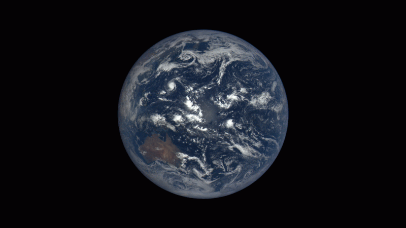 Daily Earth images available from DSCOVR satellite EPIC instrument