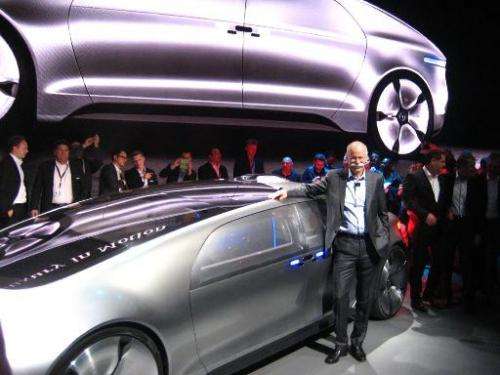 Daimler chief Dieter Zetsche introduces the Mercedes-Benz F 015 autonomous concept car at the Consumer Electronics Show in Las V