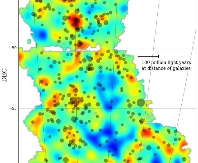 Dark Energy Survey creates detailed guide to spotting dark matter 