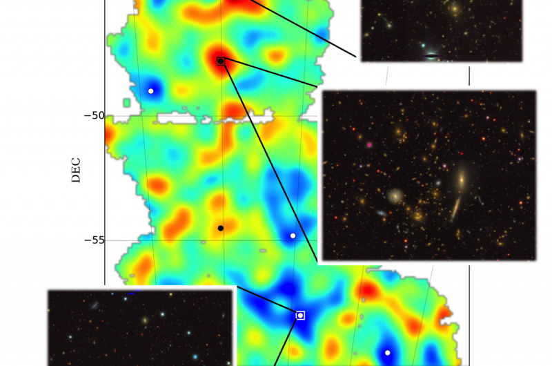 Dark Energy Survey creates detailed guide to spotting dark matter 