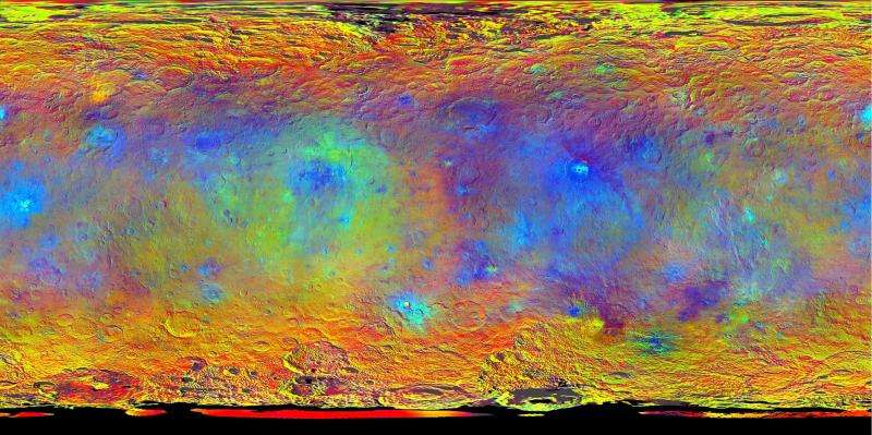 Dawn team shares new maps and insights about Ceres