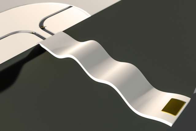 Device measures the distribution of tiny particles as they flow through a microfluidic channel