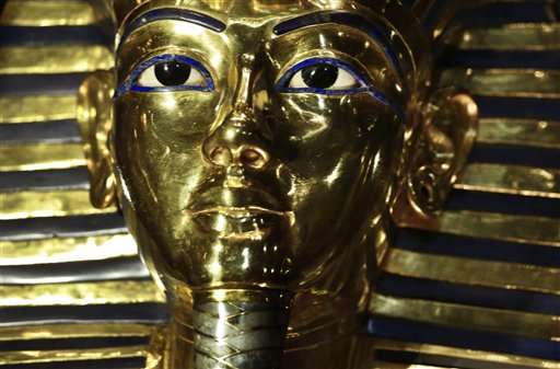 Egypt puts King Tut mask on exhibit after botched epoxy fix