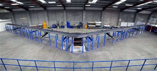 Facebook ready to test giant drone for Internet service