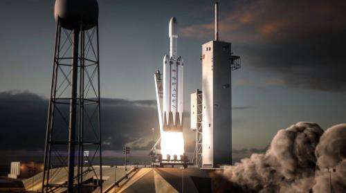 Falcon heavy rocket launch and booster recovery featured in cool new SpaceX animation
