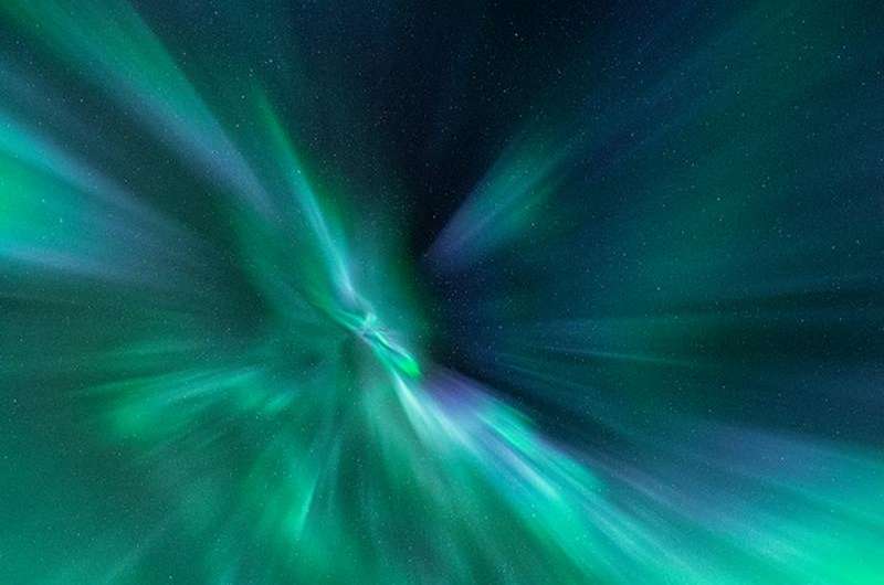 Fast Solar Wind Causes Aurora Light Shows