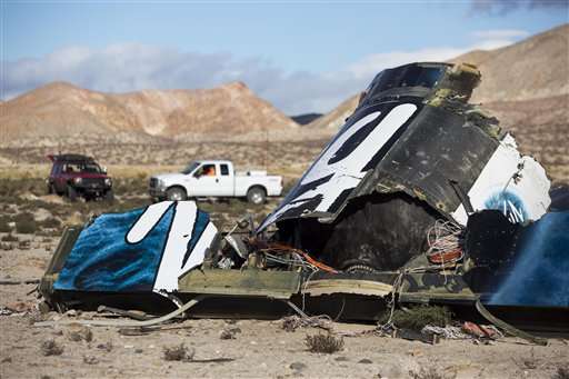 Federal officials examine probable cause of spaceship crash