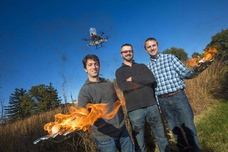 Fire-starting drone could aid grassland conservation efforts, fire prevention
