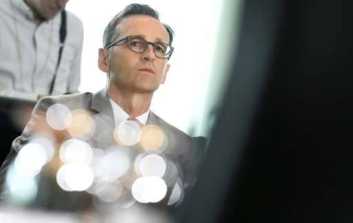 German Justice Minister Heiko Maas, pictured on July 29, 2015, said Facebook was required to delete posts in violation of German