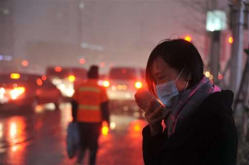 Heavy smog shrouds northeastern China as winter begins