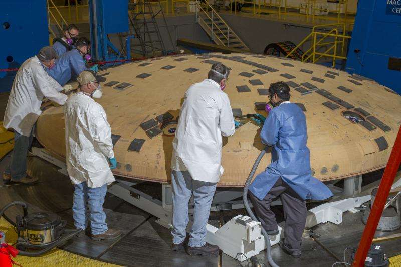 High-tech analysis of Orion heat shield underway at NASA's Marshall Center