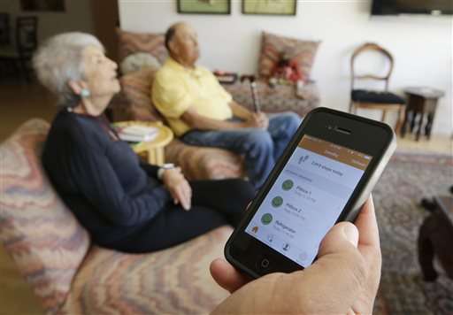 High-tech sensors help kids keep eye on aging parents