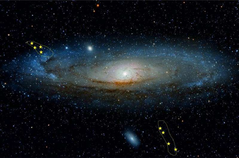 History of Andromeda galaxy studied through stellar remains