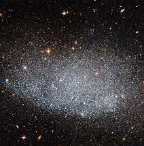 Hubble explores the mysteries of UGC 8201