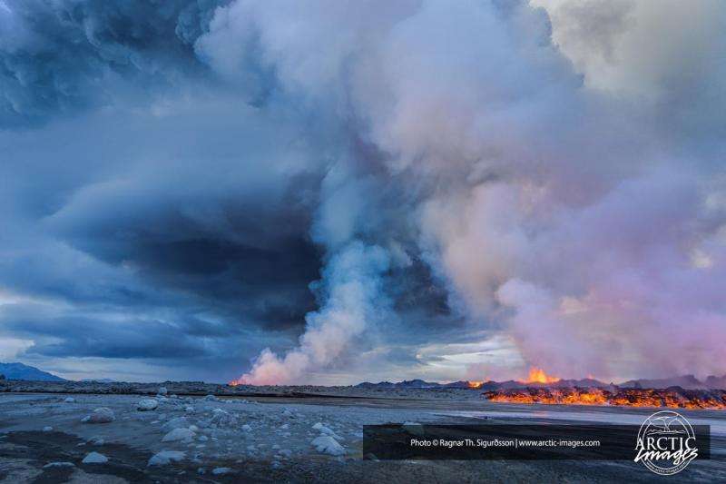 Iceland volcano's eruption shows how sulfur particles influence clouds