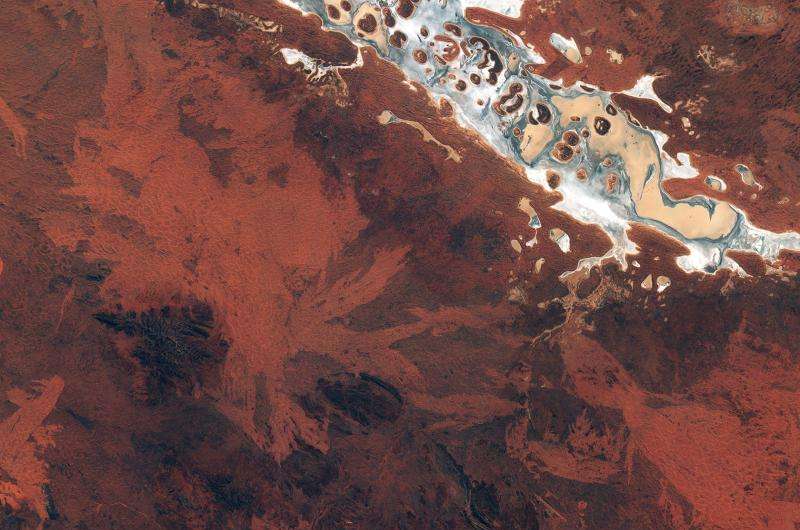 Image: Australian desert captured by Copernicus Sentinel 2A