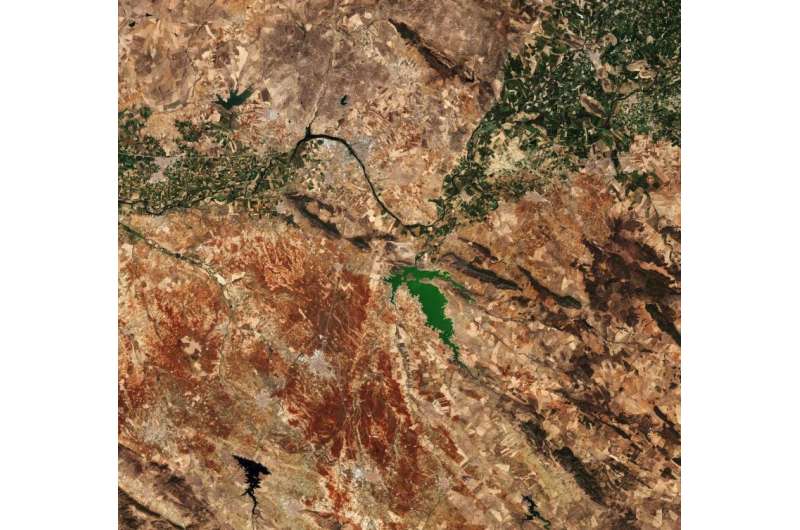 Image: Extremadura, in western Spain captured by Sentinel-2A