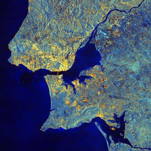 Image: Lisbon, Portugal from orbit
