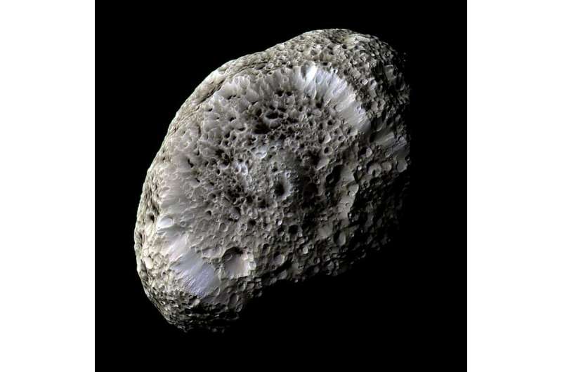Image: Saturn’s sponge-like moon Hyperion