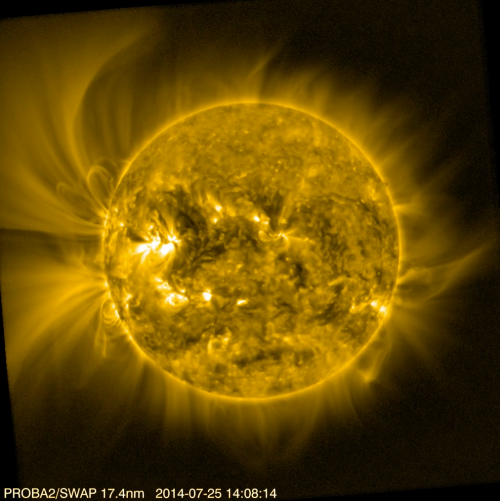 Image: Solar corona viewed by Proba-2Login | Register