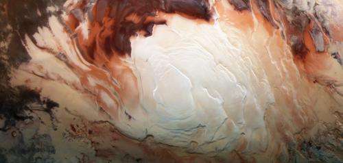 Image: The icy cap at Mars’ south pole