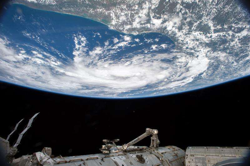 Image: Tropical Storm Bill from the International Space Station