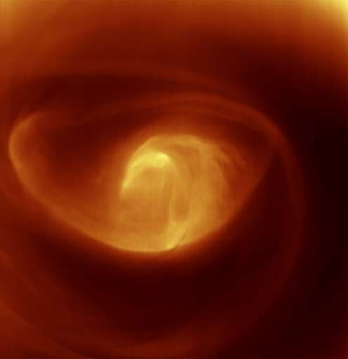 Image: Venus Express snaps swirling vortex