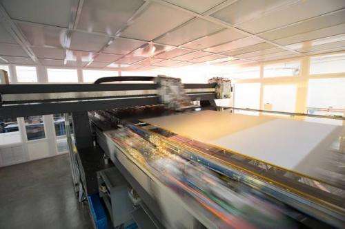 Inkjet-printing system could enable mass-production of large-screen and flexible OLED displays