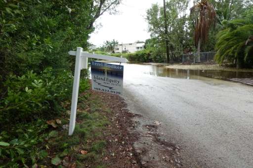 In parts of Key Largo, Florida, real estate concerns are starting to seep in as streets flood more regularly due to high tides