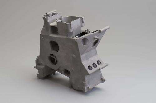 Instrument housing produced with 3D printed mould