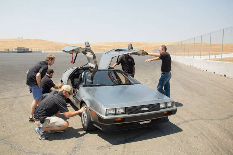 Introducing MARTY, a self-driving, electric, drifting DeLorean