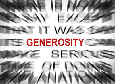 Is generosity essential to human existence?