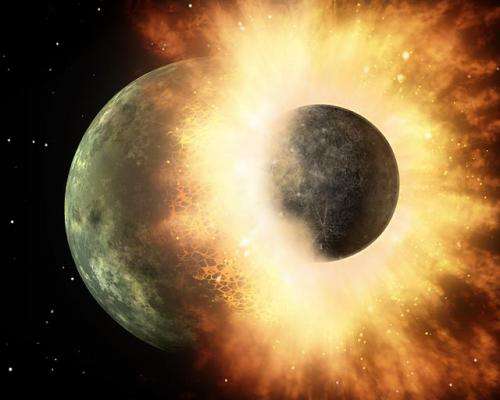 Is iron rain the reason why Earth and the moon are so different?