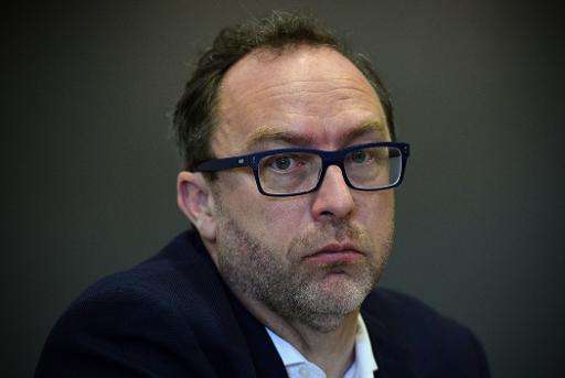 Jimmy Wales, the co-founder of Wikipedia, is pictured on August 6, 2014