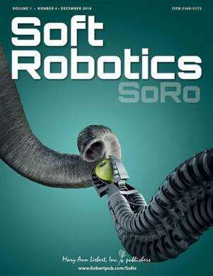 Jumping, roly-poly, untethered robot described in soft robotics journal