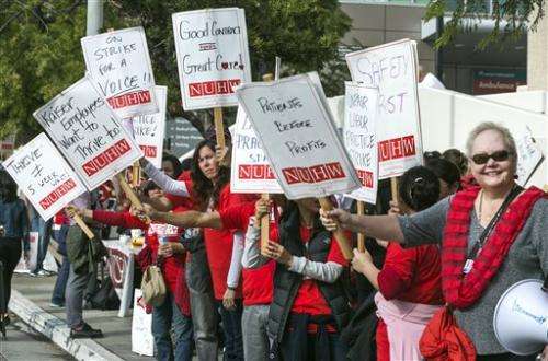 Kaiser's 2,600 mental health workers strike in California