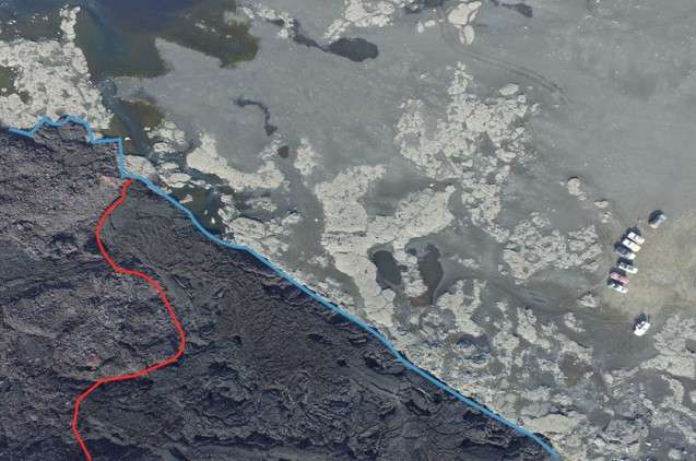 Mapping lava flows in Iceland