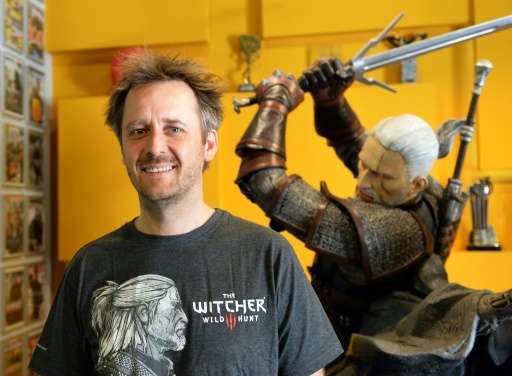Marcin Iwinski, co-founder of CD Project Red company which created computer game &quot;The Witcher 3: Wild Hunt&quot; is picture