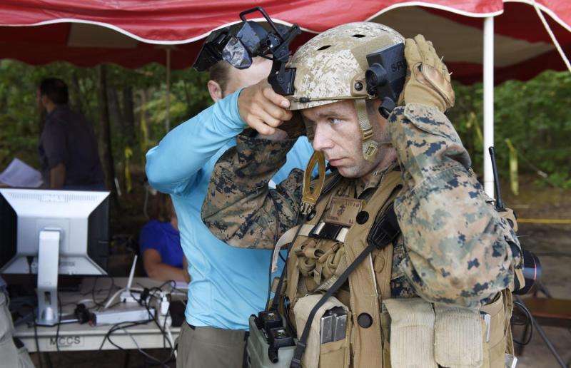 Marines put ONR's augmented reality system to the test with live-fire testing