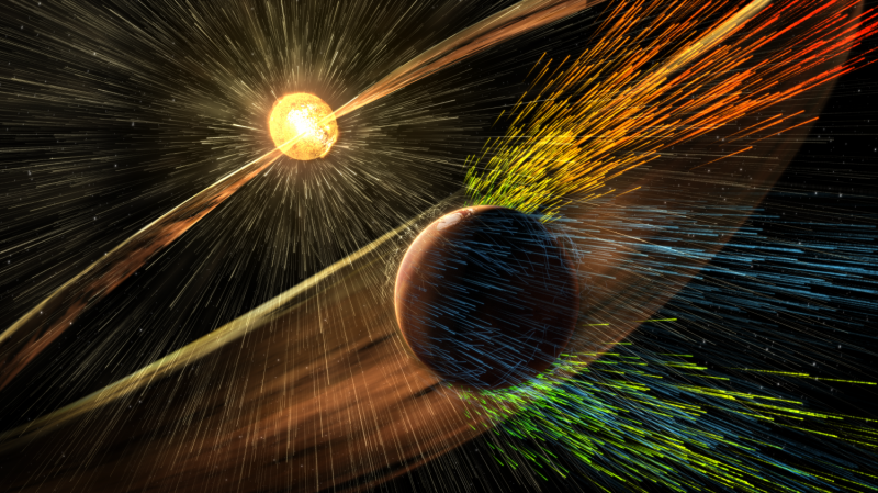 MAVEN mission reveals speed of solar wind stripping martian atmosphere