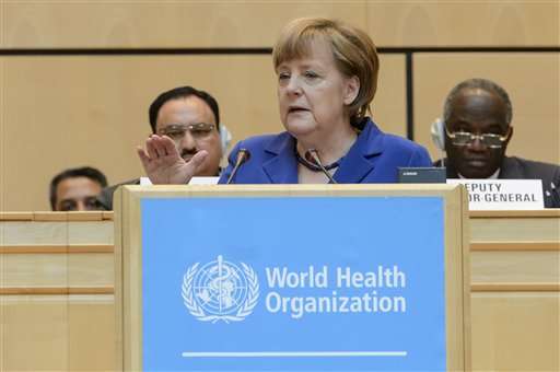 Merkel: Global catastrophe plan needed after Ebola crisis