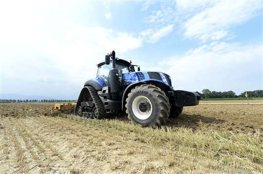 Methane-powered tractor could cut farmers' costs, emissions