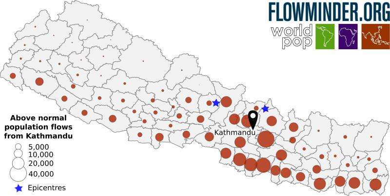 Mobile phone data helps ongoing quake relief effort in Nepal
