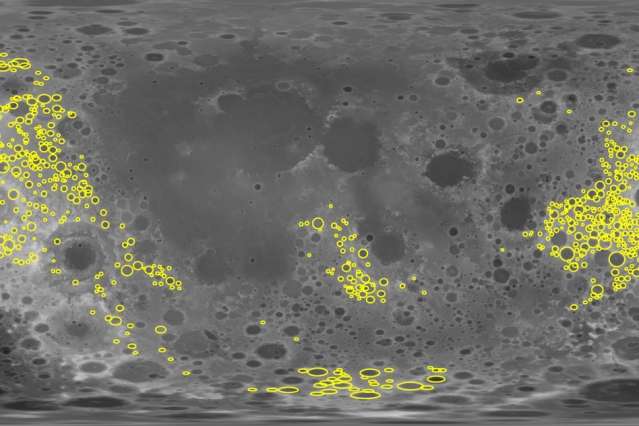 Moon's crust as fractured as can be