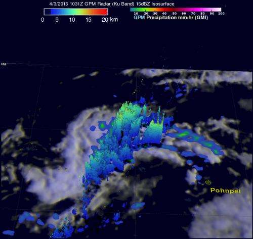 NASA catches a tropical cyclone's birth in 3-D