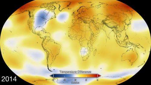 NASA, NOAA find 2014 warmest year in modern record
