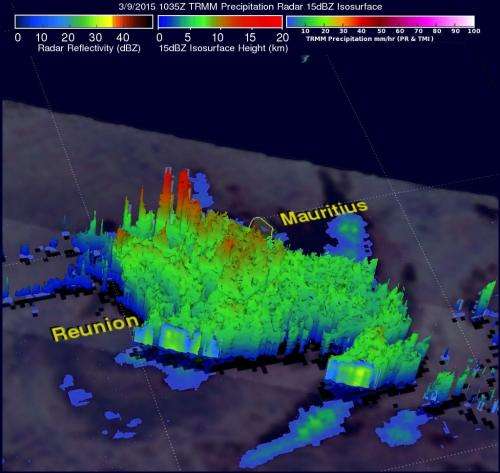 NASA sees a Tropical Storm Haliba 'sandwich'