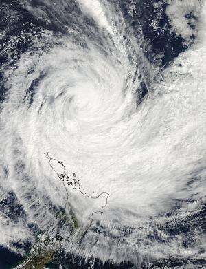 NASA sees Extra-Tropical Storm Pam moving away from New Zealand